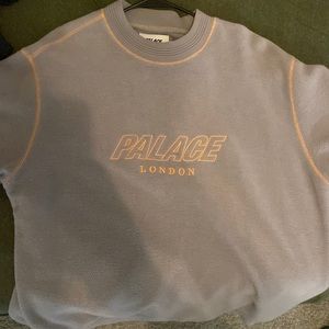 Palace grey sweater size large